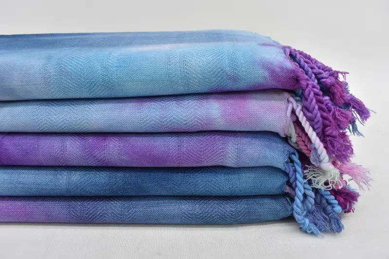 Bachelorette Party Gifts, 68x36 Cotton Tie Dye Towel, Guest Towel, Gift For Bride, Wedding Gift, Turkish Towel Beach, Peshtemal Towel USA - 3