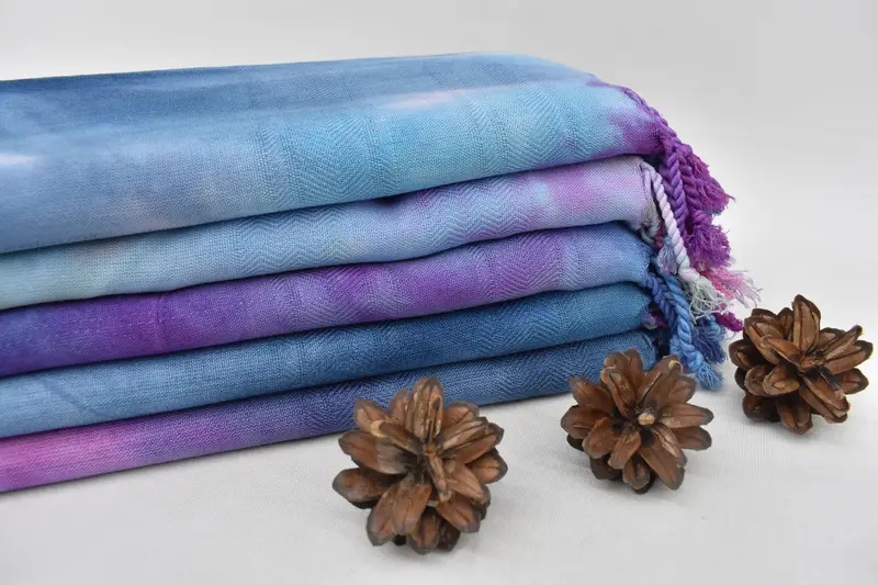 Bachelorette Party Gifts, 68x36 Cotton Tie Dye Towel, Guest Towel, Gift For Bride, Wedding Gift, Turkish Towel Beach, Peshtemal Towel USA - 4