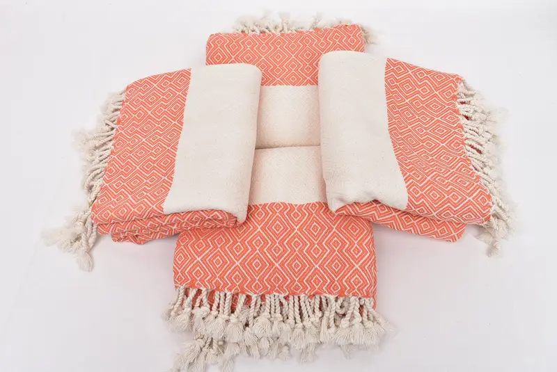 68x38 Cotton Diamond Towel, Turkish Towel Set, Valentines Day Gift Idea, Soft towel, Personalized Beach Towel, Custom Name Towel, Turkish Towel USA - 6