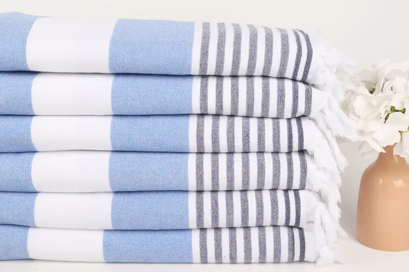 Employee Gifts, Large Turkish Towel, 68x36 Cotton Striped Terry Towel, Custom Name Towel, Bachelorette Party Gift, Bachelorette Party Gifts - 3