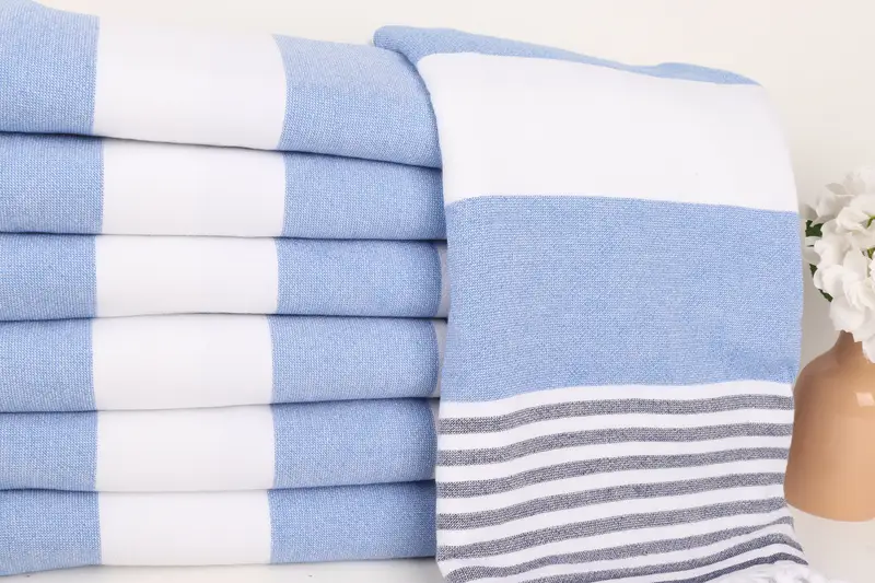 Employee Gifts, Large Turkish Towel, 68x36 Cotton Striped Terry Towel, Custom Name Towel, Bachelorette Party Gift, Bachelorette Party Gifts - 2