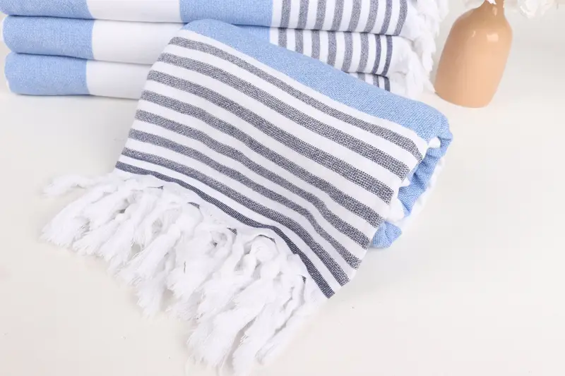 Employee Gifts, Large Turkish Towel, 68x36 Cotton Striped Terry Towel, Custom Name Towel, Bachelorette Party Gift, Bachelorette Party Gifts - 4