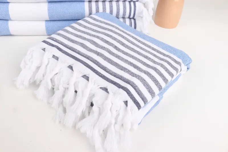 Employee Gifts, Large Turkish Towel, 68x36 Cotton Striped Terry Towel, Custom Name Towel, Bachelorette Party Gift, Bachelorette Party Gifts - 5