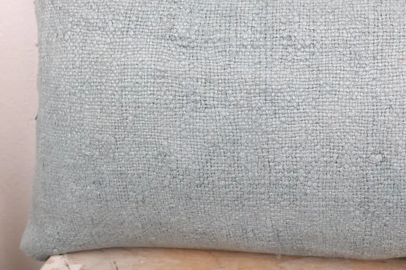 16x36 Blue Pillow Sham, Pillow, Oriental Pillow Case, Turkish Pillow, Vintage Kilim Pillow, Gift Pillow, Outdoor Bolster Pillow Sham - 3