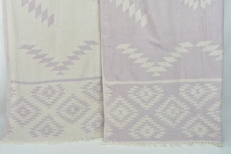 84x56 Cotton Kilim Towel, Turkish Blanket Queen, Throw Blanket, Best Friend Gift, Monogram Blanket, Turkish Beach Blanket, Bridal Shower Gift - 1
