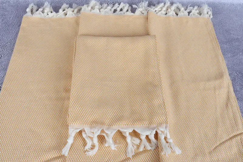 40x18 Cotton Polka Dot Towel, Monogram Hand Towel, Turkish Towel, Monogram Kitchen Towel, Personalized Kitchen Towel, Wedding Hand Made Gift - 4
