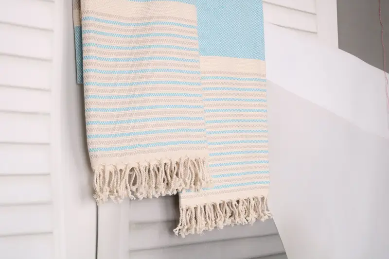 Quick-dry towel, Merry Christmas Gifts, Custom Towel Beach, Scarf Towel, Wedding Favors, Quick-Dry Beach Towel, 70x40 Cotton Geometric Towel - 8
