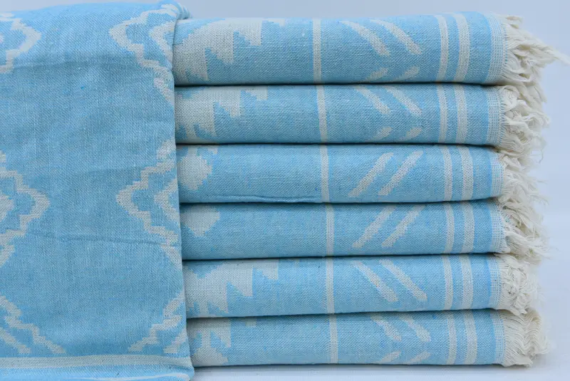 Bachelorette Towel, Wedding Shower Gift, Bachelorette Party Gifts Bridesmaids, 74x40 Cotton Geometric Towel, Bridal Shower Gift, Turkish hand towel - 2