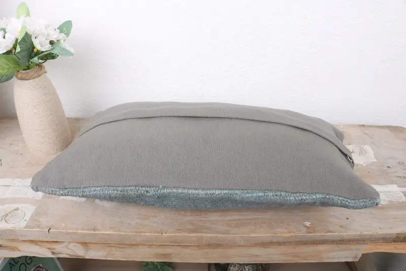Vintage Throw Pillow Case, 8x16 Gray Pillow, Turkish Kilim Pillow, Antique Pillows, Home Decor Pillow, Pillow Cover, Wool Kilim Pillow Pillow - 7