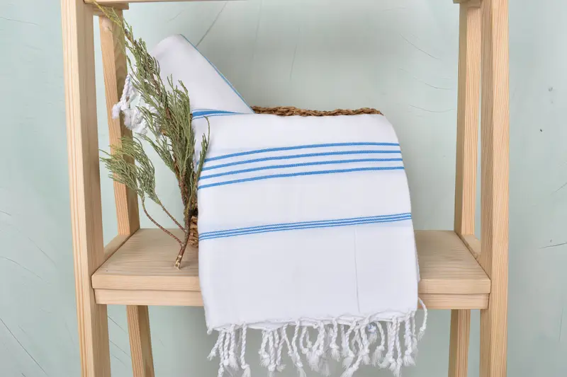Bachelor Party Favors, Bridal Shower Gift, Wedding Shower Gift, Quick-Dry Beach Towel, 70x40 Cotton Striped Towel, Personalized Turkish Towel - 4