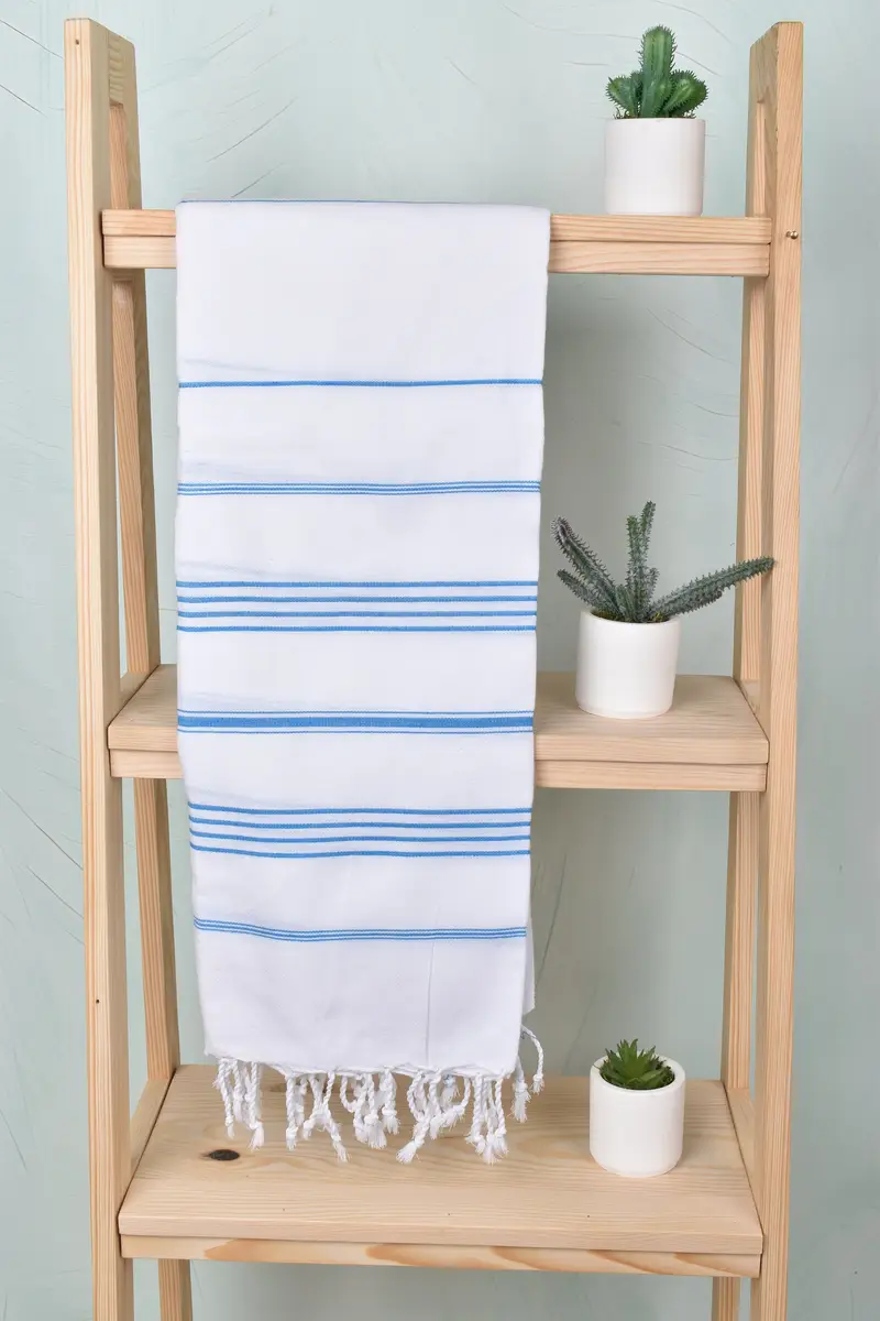 Bachelor Party Favors, Bridal Shower Gift, Wedding Shower Gift, Quick-Dry Beach Towel, 70x40 Cotton Striped Towel, Personalized Turkish Towel - 8