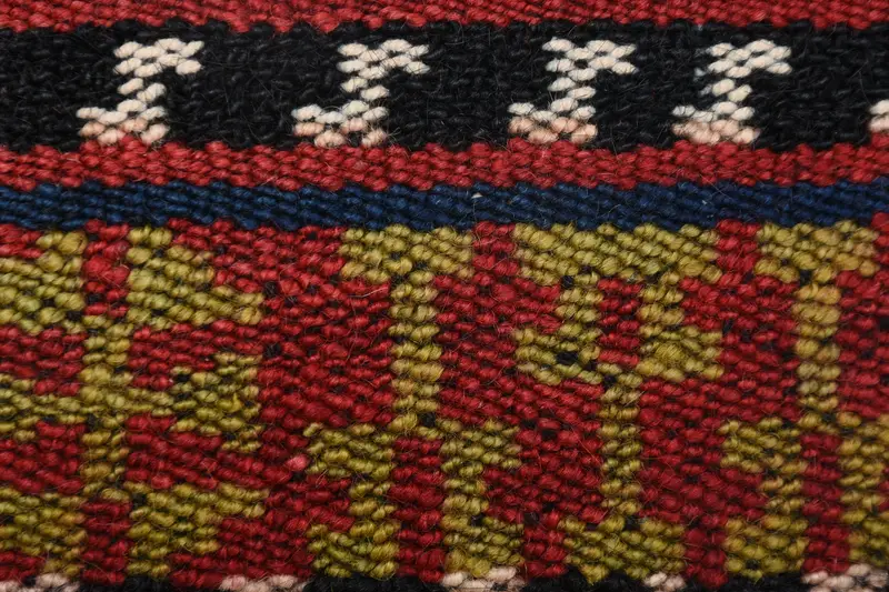 Vintage Kilim Pillow Pillow Case, Kilim Pillow Cover, Vintage Kilim Pillow, Boho Pillow, Pillow Cover, Seat Cushion, 14x14 Orange Cushion Case - 3