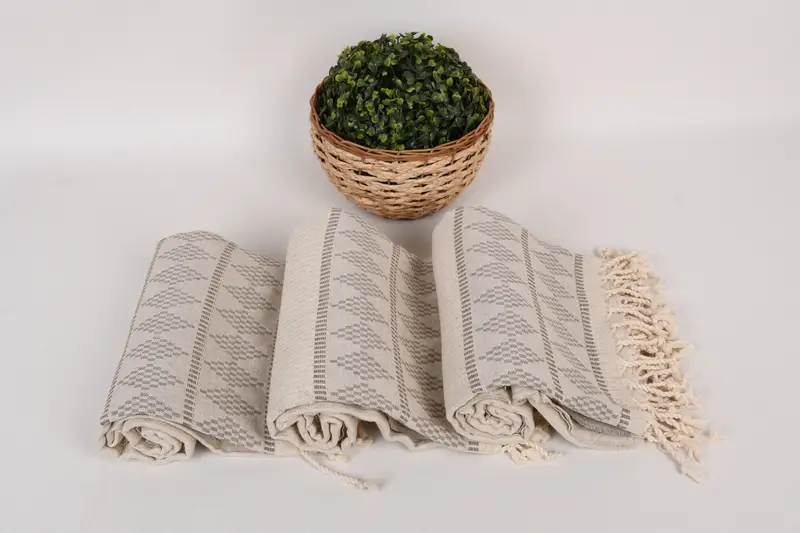 Cotton towel, Custom Beach Towel, Custom Turkish Towel, 70x36 Linen Kilim Design Towel, Personalized Turkish Towel, Yoga Towel, Bridal Gifts - 8
