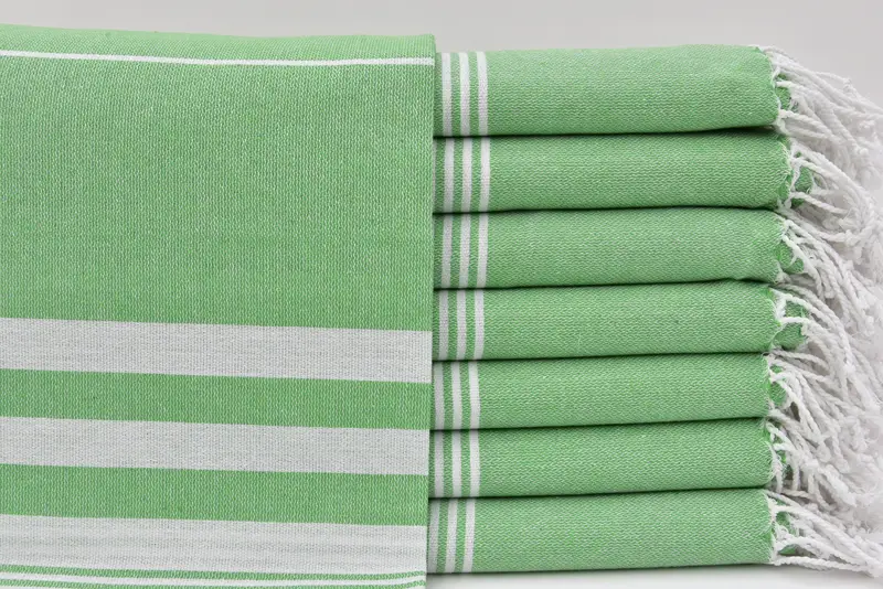 Bridal Shower Gift, Fouta towel, Spa Gift, Thin and lightweight Turkish peshtemal, Turkish bath towel, Peshtemal Towel, 70x40 Cotton Striped Towel - 1