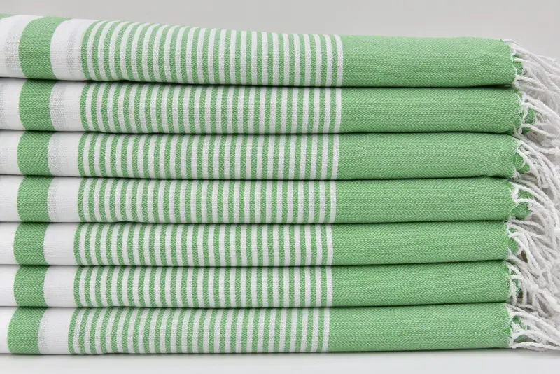 Bridal Shower Gift, Fouta towel, Spa Gift, Thin and lightweight Turkish peshtemal, Turkish bath towel, Peshtemal Towel, 70x40 Cotton Striped Towel - 2