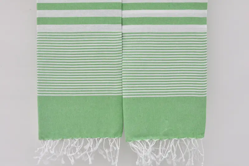Bridal Shower Gift, Fouta towel, Spa Gift, Thin and lightweight Turkish peshtemal, Turkish bath towel, Peshtemal Towel, 70x40 Cotton Striped Towel - 5