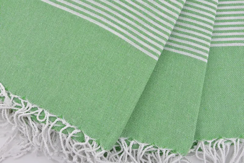 Bridal Shower Gift, Fouta towel, Spa Gift, Thin and lightweight Turkish peshtemal, Turkish bath towel, Peshtemal Towel, 70x40 Cotton Striped Towel - 4