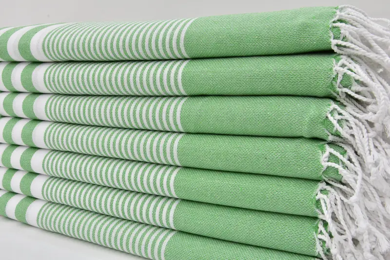 Bridal Shower Gift, Fouta towel, Spa Gift, Thin and lightweight Turkish peshtemal, Turkish bath towel, Peshtemal Towel, 70x40 Cotton Striped Towel - 3