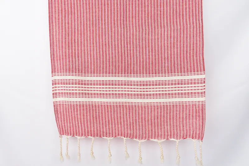 Monogrammed Hand Towel, 40x18 Cotton Striped Towel, Best Wedding Gift, Personalized Gifts, Kitchen Towel, Employee Gifts, Beach Wedding Favor - 8