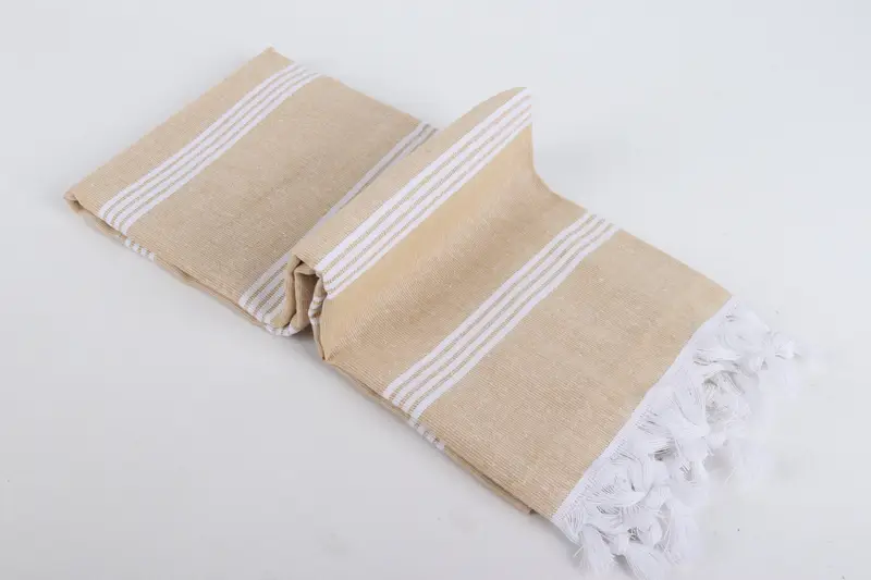 Sand-free towel, 70x30 Cotton Striped Towel, Wedding Day Gift For Bride, Personalized Wedding Gift, Spa Gift Towel, Monogram Beach Towel - 6