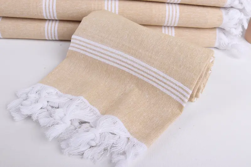 Sand-free towel, 70x30 Cotton Striped Towel, Wedding Day Gift For Bride, Personalized Wedding Gift, Spa Gift Towel, Monogram Beach Towel - 4