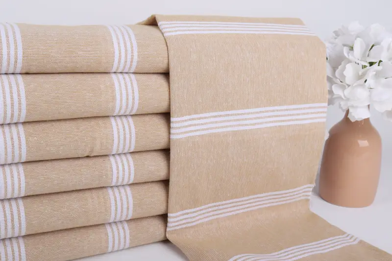 Sand-free towel, 70x30 Cotton Striped Towel, Wedding Day Gift For Bride, Personalized Wedding Gift, Spa Gift Towel, Monogram Beach Towel - 2
