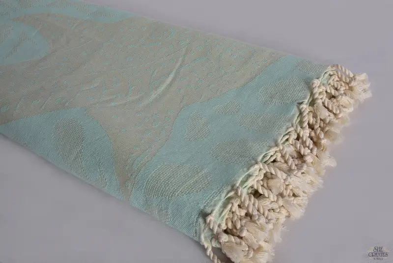 Lanza manta, regalo de inauguración de la casa, lanza mantas para el sofá, toalla de diseño de ballenas de algodón 100x92, manta tejida, mantel navideño - 8