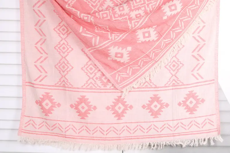 Engagement Gift Light Red Towel 40x73 Inches Bridesmaid Beach Towel