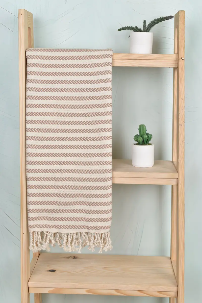 Anniversary Gift For Her, 70x40 Cotton Chevron Towel, Monogram Beach Towel, Luxury Beach Towel, Summer Towel, Turkish Towel Beach, Soft towel - 8
