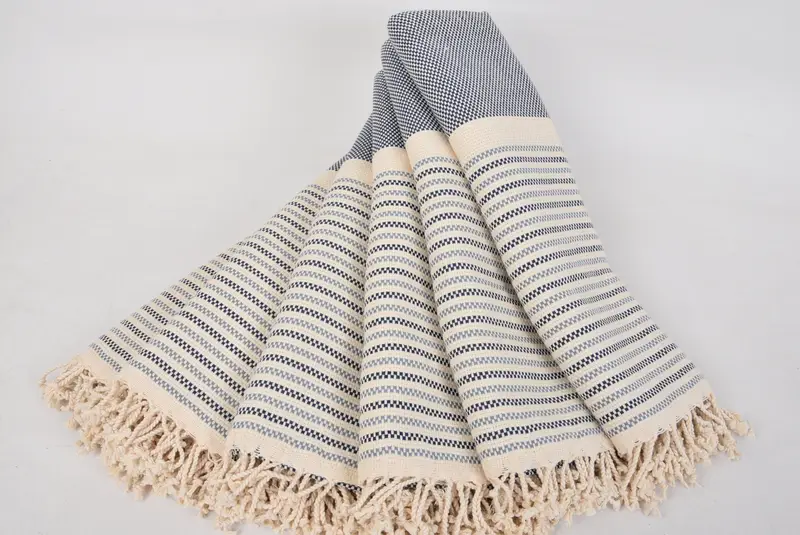Hammam Towel USA, Turkish Towel USA, Personalized Towel, Handmade Gift, Decorative Towel, 70x40 Cotton Geometric Towel, Quick-dry peshtemal - 4