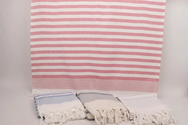 Best Friend Gift, 68x40 Cotton Striped Terry Towel, Embroidery Towels, Peshtemal Towel, Friends Beach Towel, Bridemaids Beach Towel, Cotton towel - 8