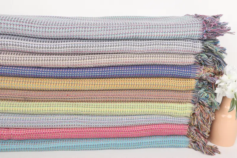 Turkish Cotton Blanket, Bedspread, Halloween Blanket, Employee Gifts, Personalized Gifts, Bachelorette Gifts, 100x80 Cotton Waffle Towel - 2