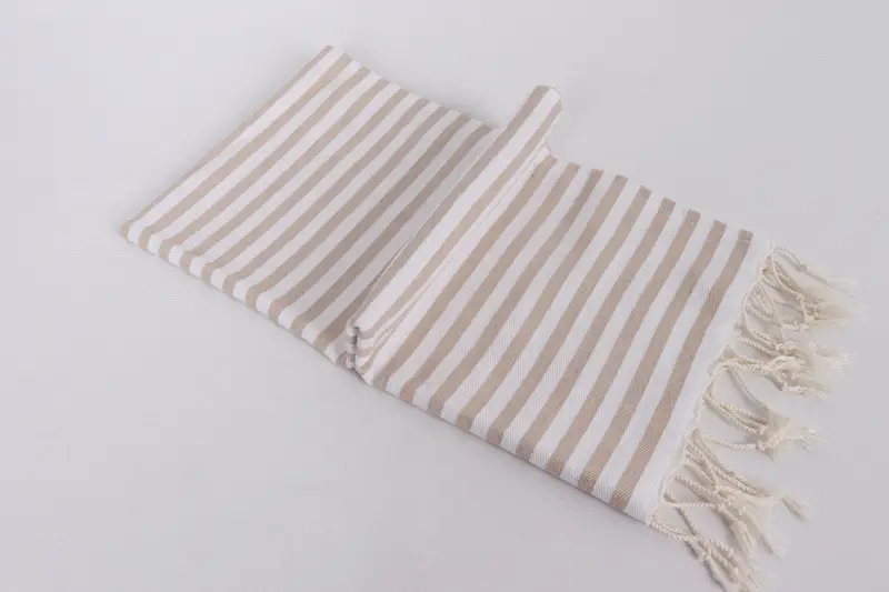 Wedding Day Gift For Bride, Gift For Him, Personalized Dish Towel, 40x18 Cotton Striped Towel, Xmas Gifts, Wedding Favors, Personalized Hand Towel - 6