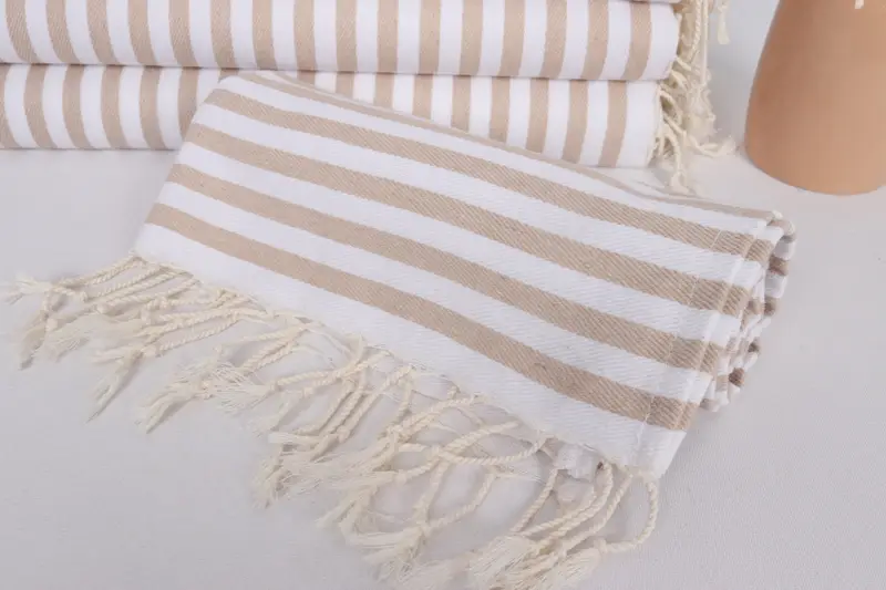 Wedding Day Gift For Bride, Gift For Him, Personalized Dish Towel, 40x18 Cotton Striped Towel, Xmas Gifts, Wedding Favors, Personalized Hand Towel - 4