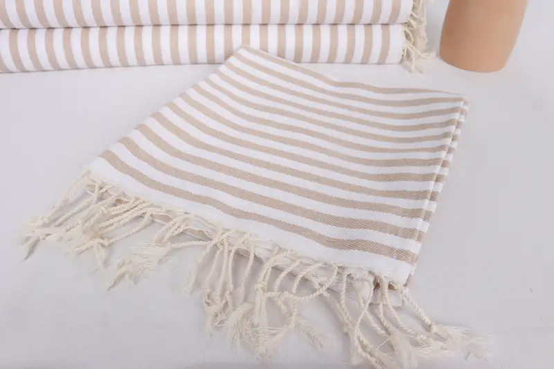 Wedding Day Gift For Bride, Gift For Him, Personalized Dish Towel, 40x18 Cotton Striped Towel, Xmas Gifts, Wedding Favors, Personalized Hand Towel - 5
