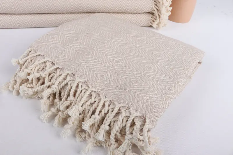 Turkish Bath Towel Set, Personalized Gifts, Personalize Gift, 70x40 Cotton Zigzag Diamond Towel, Pool Towels, Absorbent Turkish towel, Beach towel - 5
