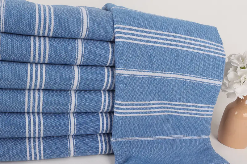 Organic towel, 70x40 Cotton Striped Towel, Wedding Gifts Towel, Personalized Gift For Him, Handmade Turkish Towel, Bachelorette Party Favors - 2