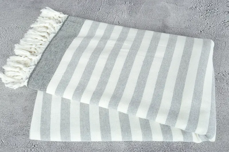 68x40 Cotton Striped Terry Towel, Pool Towels, Personalized Wedding Gift, Personalized Gift, Best Friend Christmas Gift, Personalized Beach Towel - 6