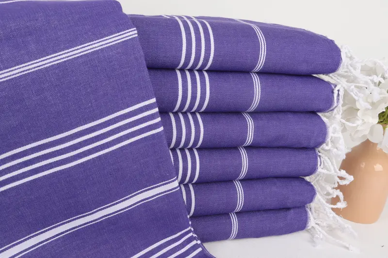 Purple Cotton Towel Boyfriend Gift 40x71 Inches