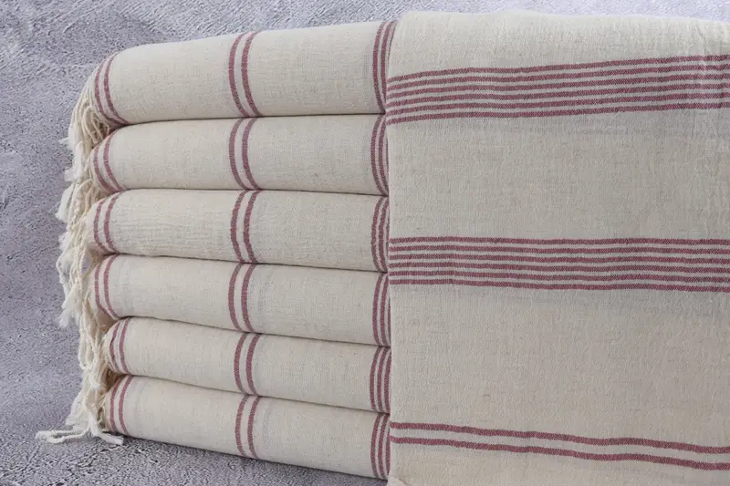 Personalized Beach Towel, 80x36 Cotton Striped Towel, Bachelorette Party Favors, Gym Towel, Sand-Resistant Peshtemal, Unique Gift, Bridesmaid Gifts - 1