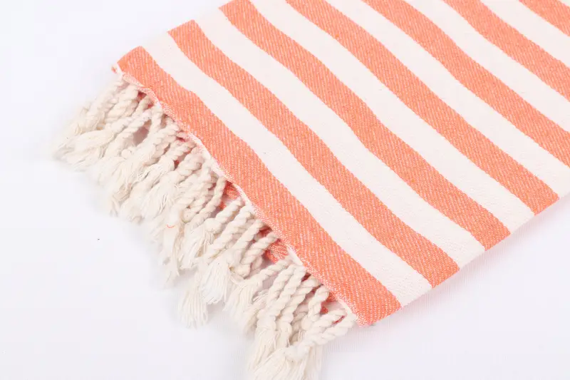 80x36 Cotton Striped Towel, Best Friend Gift Ideas, Thin towel, Soft and absorbent Turkish towel, Wedding Gift, Personalized Wedding Gift - 7