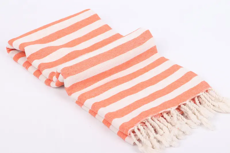 80x36 Cotton Striped Towel, Best Friend Gift Ideas, Thin towel, Soft and absorbent Turkish towel, Wedding Gift, Personalized Wedding Gift - 6
