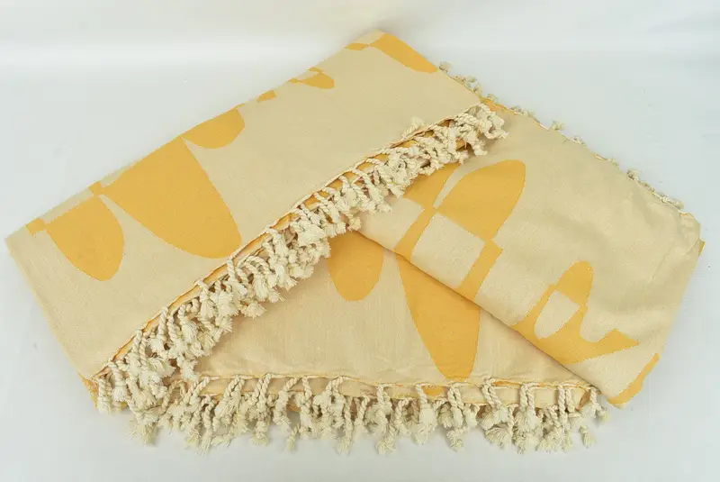 Throw Blanket Couch, Personalized Blanket, Aesthetic Blanket, 100x80 Cotton Turtle Design Towel, Bachelorette Party Favors, Custom Beach Blanket - 8