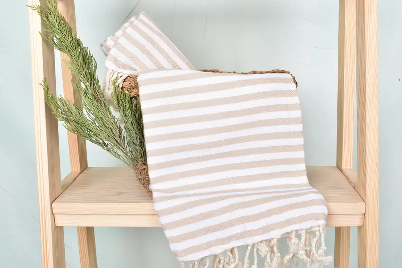 Turkish beach towel, Beach Towel Bulk, Engagement Gift, 70x40 Cotton Striped Towel, Mexico Bachelorette Party Gifts, Housewarming Gift - 4