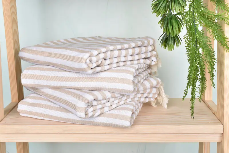 Turkish beach towel, Beach Towel Bulk, Engagement Gift, 70x40 Cotton Striped Towel, Mexico Bachelorette Party Gifts, Housewarming Gift - 7