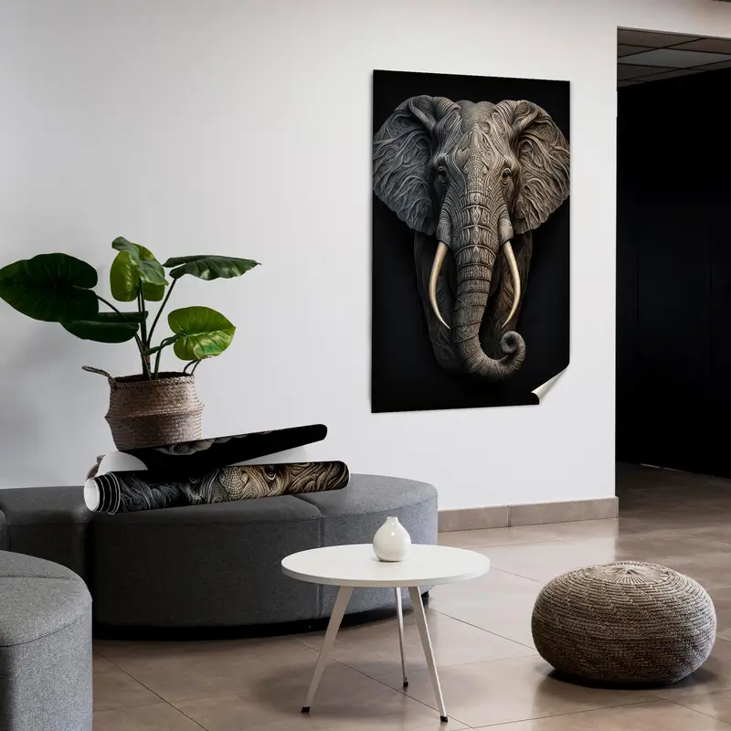 Modern Siyah Loft Kanvas: Mağaranızı Sanatla Yükseltin