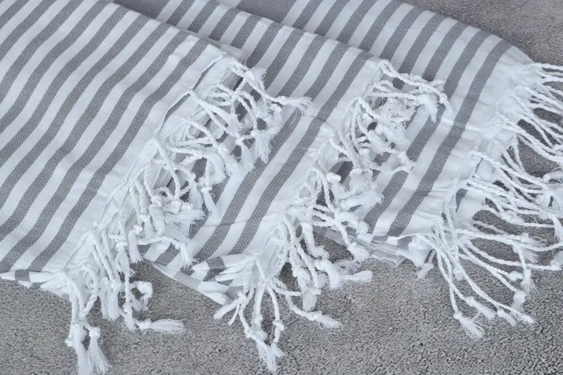Spa Towel, Summer Towel, 68x36 Cotton Striped Towel, Memorial Gift, Custom Gift, Turkish Towel Personalized, Quick-dry towel, Monogram Turkish Towel - 5