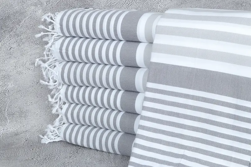 Spa Towel, Summer Towel, 68x36 Cotton Striped Towel, Memorial Gift, Custom Gift, Turkish Towel Personalized, Quick-dry towel, Monogram Turkish Towel - 1