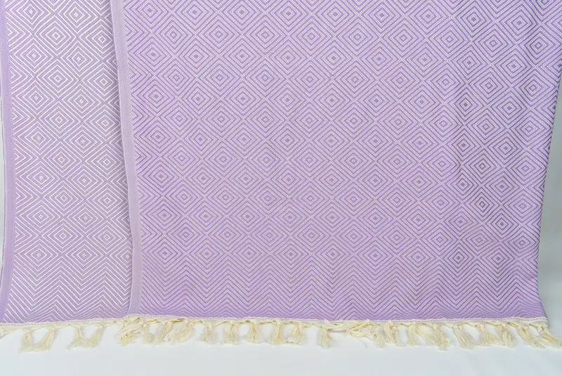 92x80 Cotton Diamond Towel, Throw Blanket, Custom Wedding Gifts, Gift For Wedding Day, Organic Throw, Bridal Shower Gift, Customized Throw Blankets - 7