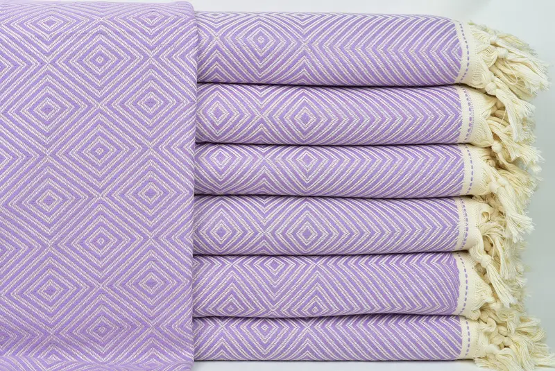 92x80 Cotton Diamond Towel, Throw Blanket, Custom Wedding Gifts, Gift For Wedding Day, Organic Throw, Bridal Shower Gift, Customized Throw Blankets - 1